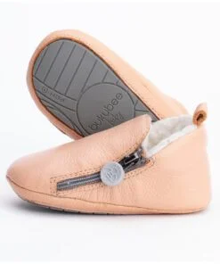 Cotton Candy Bootie Mini Zip - Rubber Soles with Fur Lining